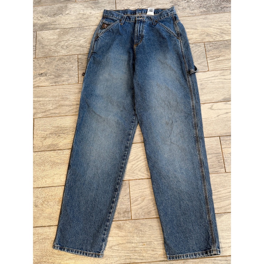 Cinch Carpenter Jeans Mens 29x34 Medium Wash Utility Denim MB90434002 29 x 34